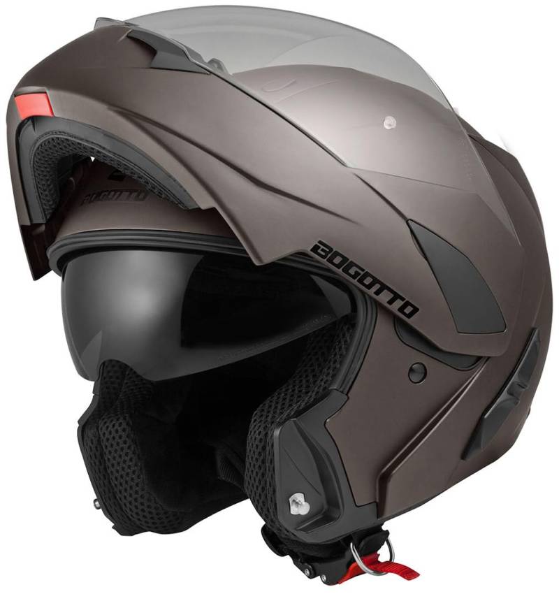 Bogotto V280 Klapphelm, Bronze matt, XS von Bogotto