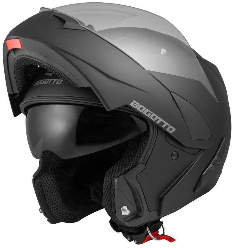 Bogotto V280 Klapphelm, schwarz/matt, XS von Bogotto