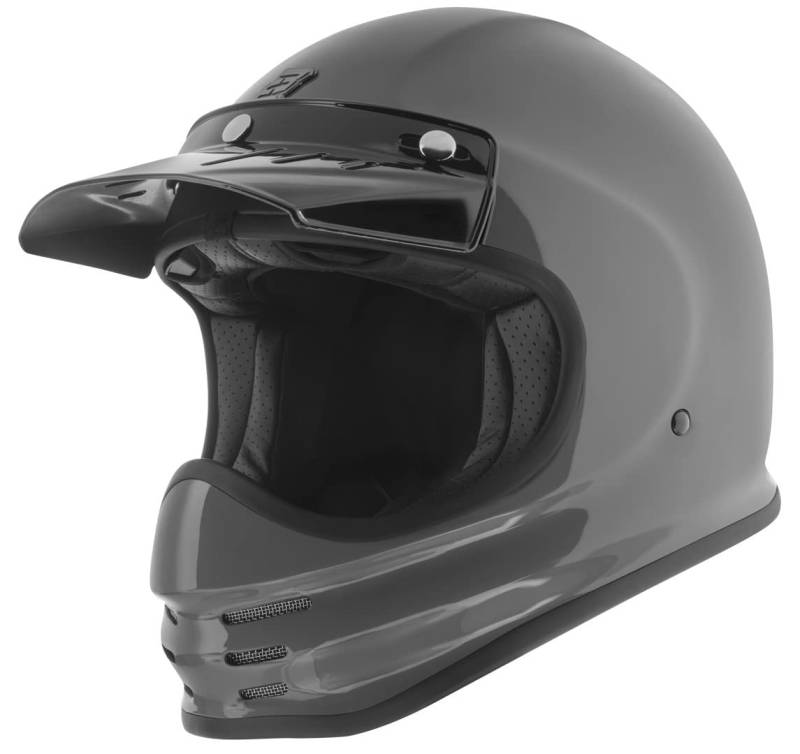 Bogotto V381 Fiberglas Helm, grau, 2XL von Bogotto
