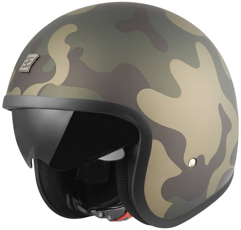 Bogotto V537 Camo Jethelm, grün, XS von Bogotto