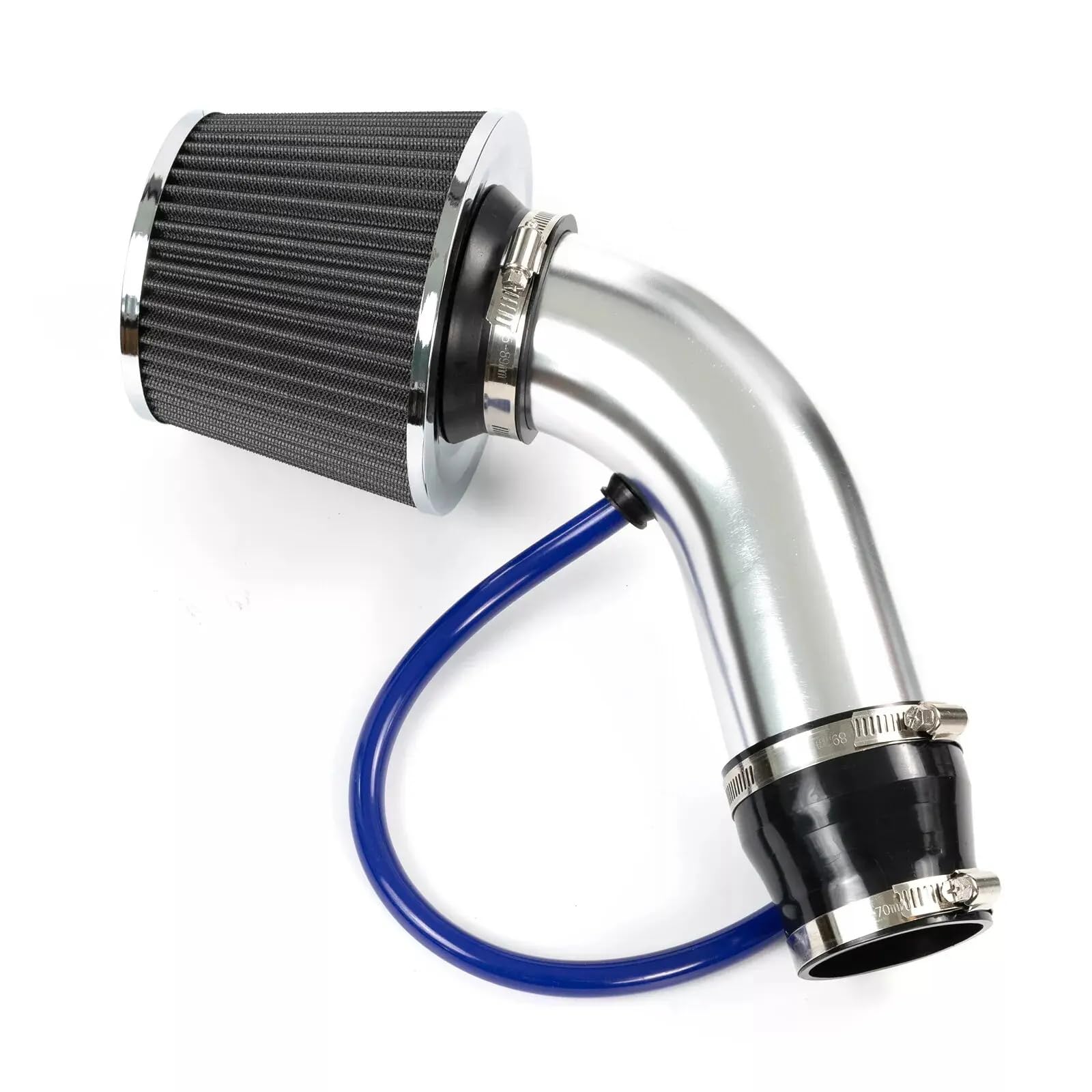 Bohaner Air Intake Filter Kit Sport Luftfilter 76 mm 3 Zoll Aluminium-Legierung Luftkühlung Lufteinlassfilter Kit Kaltluftansaugschlauch Sportluftfilter Luftfilterreiniger Lufteinlasssystem mit Schlau Bohaner Air Intake Filter Kit Sport Luftfilter 76 mm 3 Zoll Aluminium-Legierung Luftkühlung Lufteinlassfilter Kit Kaltluftansaugschlauch Sportluftfilter Luftfilterreiniger Lufteinlasssystem mit Schlau von Bohaner