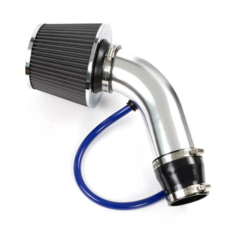 Bohaner Air Intake Filter Kit Sport Luftfilter 76 mm 3 Zoll Aluminium-Legierung Luftkühlung Lufteinlassfilter Kit Kaltluftansaugschlauch Sportluftfilter Luftfilterreiniger Lufteinlasssystem mit Schlau von Bohaner