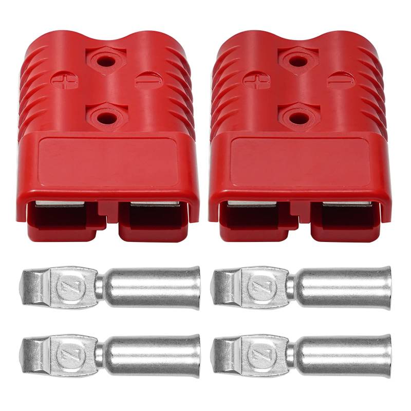 Bohaner Anderson Stecker 175 Amp 600 V rot Stecker Kabelklemme Batteriestrom von Bohaner