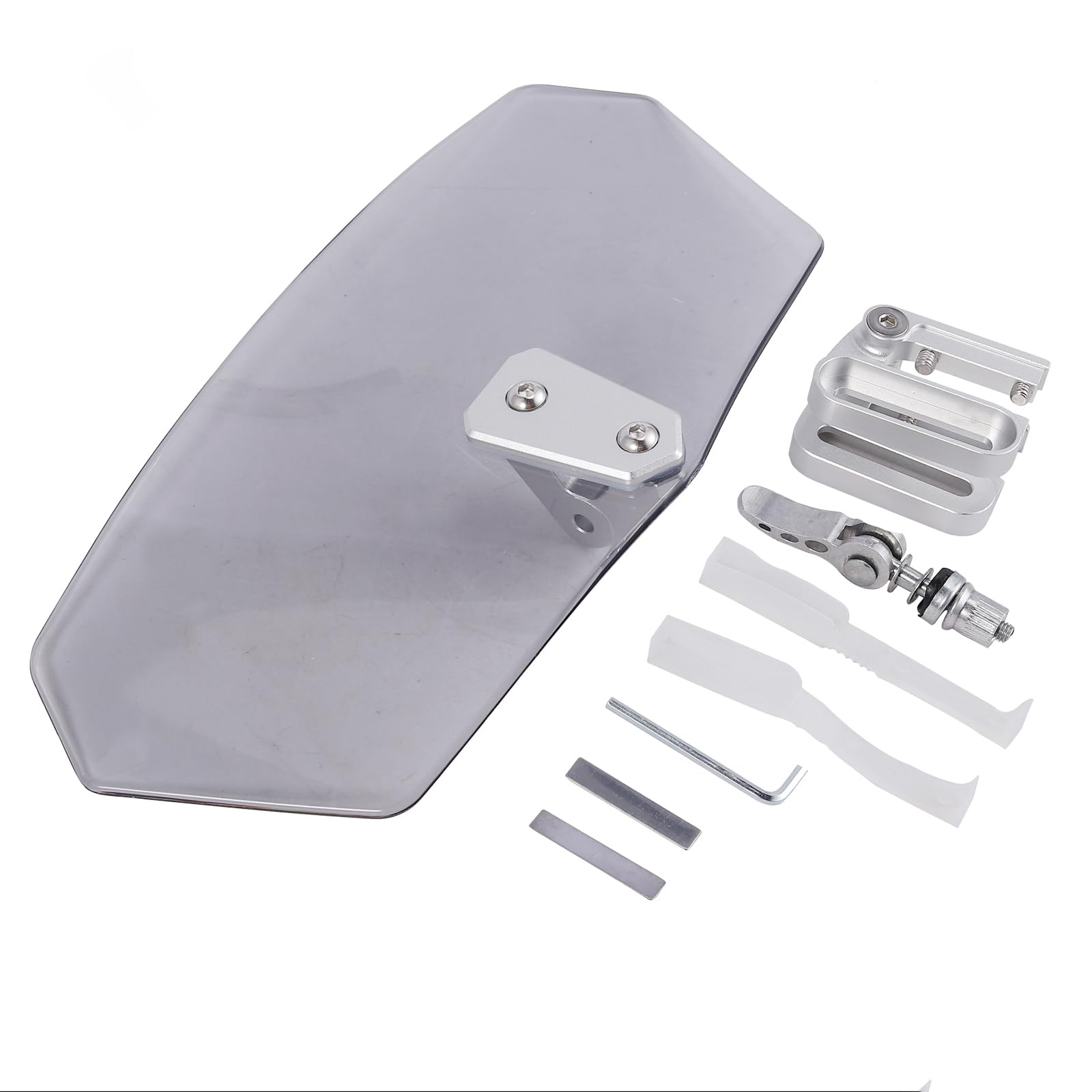 Bohaner Motorrad Windschutzscheibe Rauch Windabweiser Clip-on Windschild Aufsatz Motorrad verstellbare Windschutzscheibe Spoiler Windschild Windschutzscheibe Elektrofahrzeuge Windabweiser Bohaner Motorrad Windschutzscheibe Rauch Windabweiser Clip-on Windschild Aufsatz Motorrad verstellbare Windschutzscheibe Spoiler Windschild Windschutzscheibe Elektrofahrzeuge Windabweiser von Bohaner