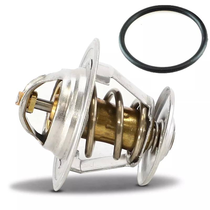 Bohaner Thermostat Kühlmittel 87°C Kühlwasserthermostat mit Dichtung 044121113 für VW Golf IV Schrägheck (1J1) PASSAT B5 B6 A.u/D-i 100 80 A4 SEAT SKODA 1.6 1.9 2.0 TDI von Bohaner
