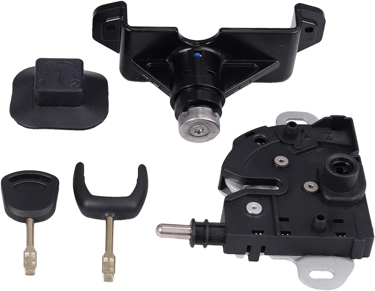 Bohaner Motorhaubenschloss-Set mit 2 Schlüsseln, 6C1A-16D748-AB 1476762 4956236, für Ford Transit MK7 2006–2016 Bohaner Motorhaubenschloss-Set mit 2 Schlüsseln, 6C1A-16D748-AB 1476762 4956236, für Ford Transit MK7 2006–2016 von Bohaner