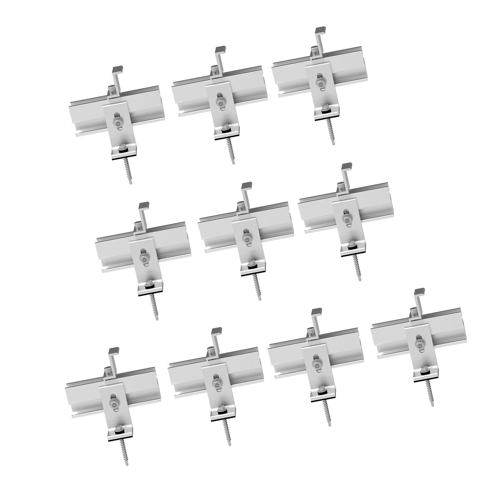 10pcs Praktische Solars Panel Klammern Set Für Flache Dächer Pitched Dächer Zementdächer Fliesendächer Boote Yachten Yachten 10pcs Praktische Solars Panel Klammern Set Für Flache Dächer Pitched Dächer Zementdächer Fliesendächer Boote Yachten Yachten von Bokcztml