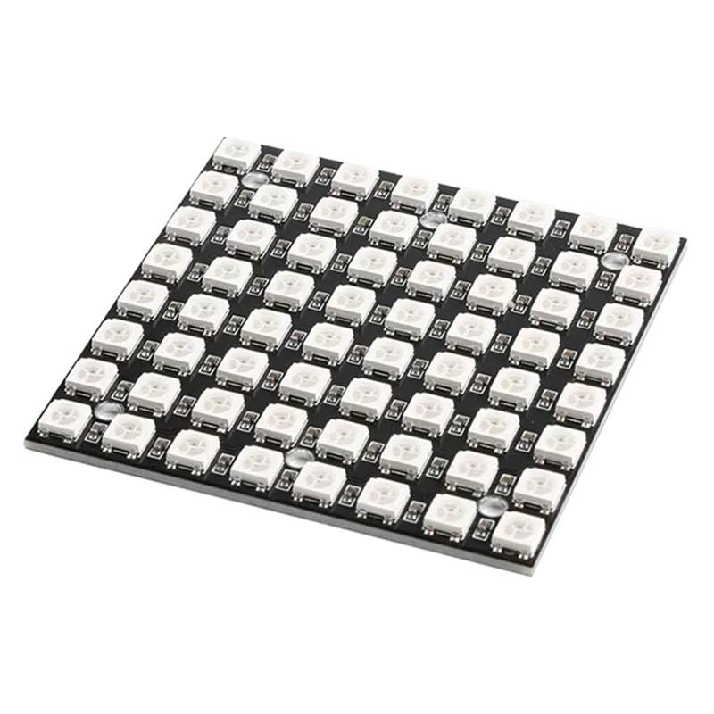 64bit WS2812 5050 LED Full Color Drive Round Intelligent Development Board Lampenplatte Einfache Installation von Bokcztml