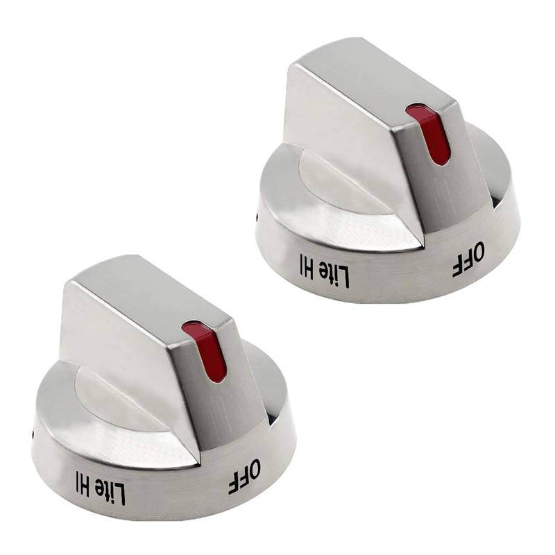 Packung Von 2 Praktischen Kochbänken Knopfzubehör Für Samsunged Electric Ranges Ersatzmodelle NE63T8111SS/AA von Bokcztml