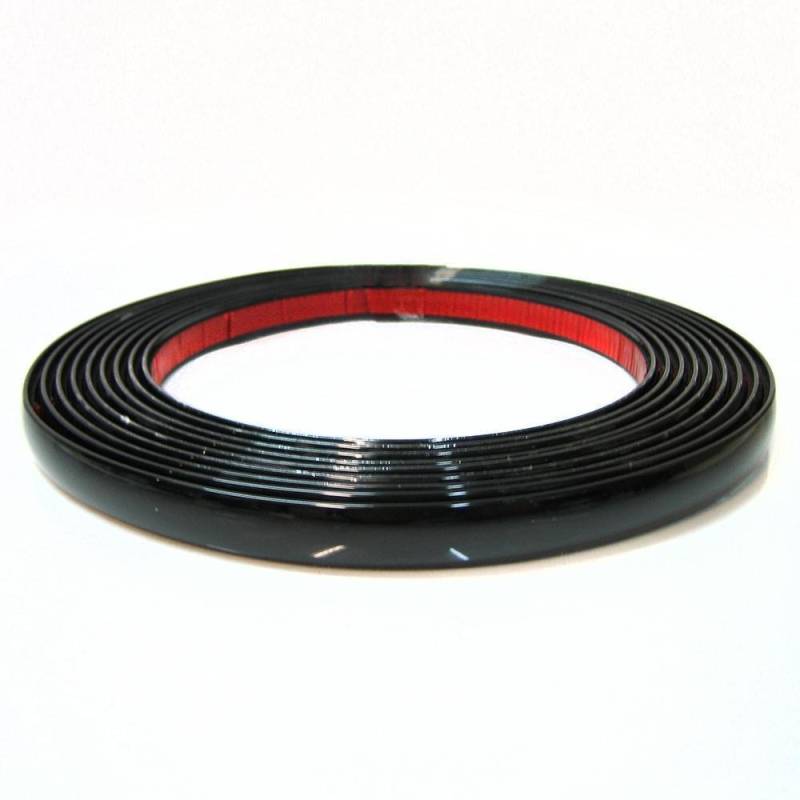 1cm x 3m Zierleiste Klebeband Flexibel Fahrzeuge Tuning Schwarz von Boloromo