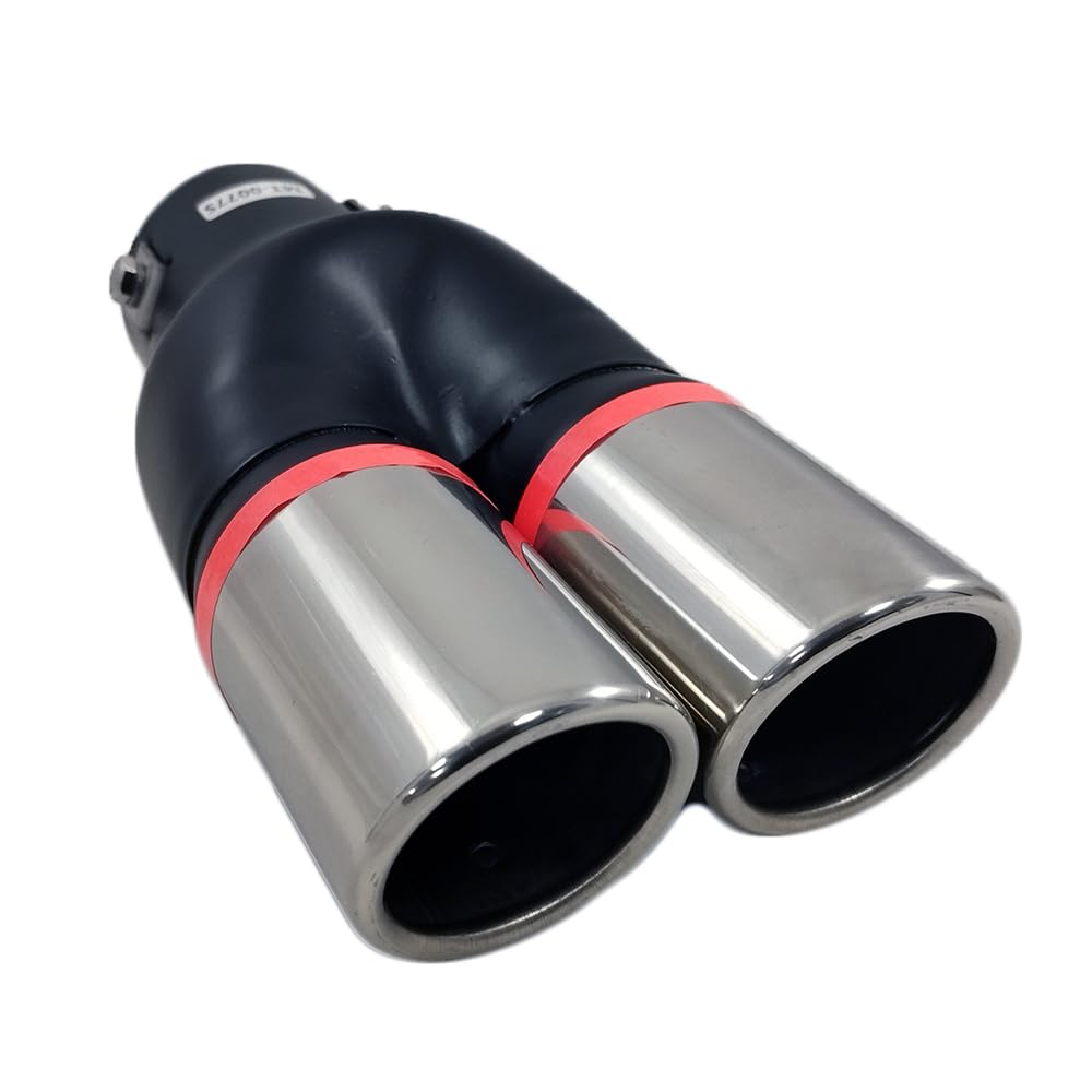 Auspuffblende Doppelrohr Endrohr Edelstahl Auto Endrohrblenden Auspuffendrohr Auspuffrohr Tuning Universell Schalldampf Blende Sport Rund Chrom Auspuffspitzen Auspuffblende Doppelrohr Endrohr Edelstahl Auto Endrohrblenden Auspuffendrohr Auspuffrohr Tuning Universell Schalldampf Blende Sport Rund Chrom Auspuffspitzen von Boloromo