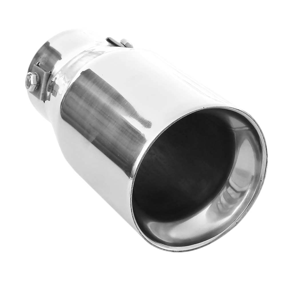 Auspuffblende Rund Endrohr Edelstahl Auto Endrohrblenden Auspuffendrohr Auspuffrohr Tuning Universell Schalldampf Blende Sport Rund Chrom Auspuffspitzen 56 mm Auspuffblende Rund Endrohr Edelstahl Auto Endrohrblenden Auspuffendrohr Auspuffrohr Tuning Universell Schalldampf Blende Sport Rund Chrom Auspuffspitzen 56 mm von Boloromo