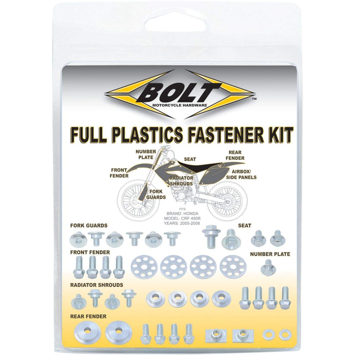 Bolt MC Hardware KAW-1600004 Kawasaki Karosseriebefestigungssatz Bolt MC Hardware KAW-1600004 Kawasaki Karosseriebefestigungssatz von Bolt Motorcycle Hardware