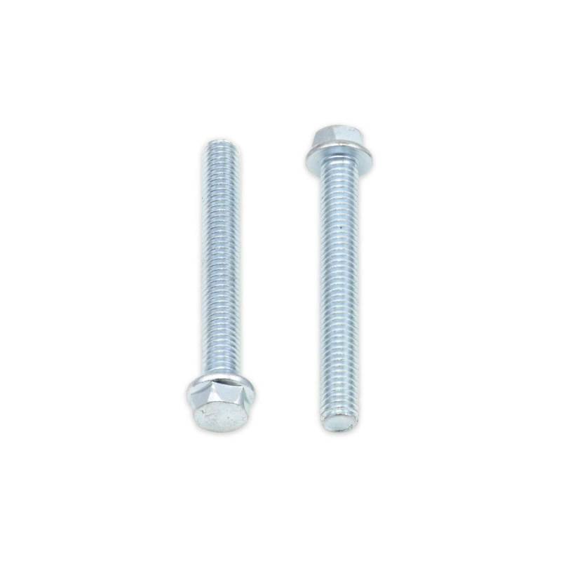 Schraube metrische Sechskant-Flanschschrauben (8 mm Kopf/M6 x 1 x 45 mm) – 10 Stück von Bolt Motorcycle Hardware