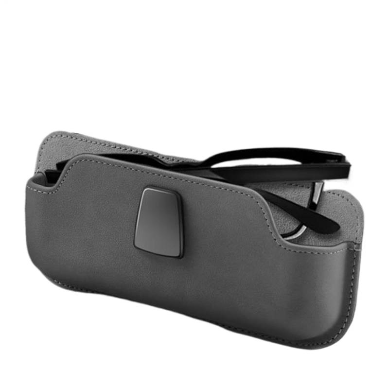 Bomefoi Sonnenblenden-Brillenhalter, Auto-Brillenetui - Brillengestell-Aufbewahrungsbox mit großem Fassungsvermögen,Auto-Visier-Sonnenbrillenhalter, Auto-Innenraum-Organizer, Selbstklebende von Bomefoi