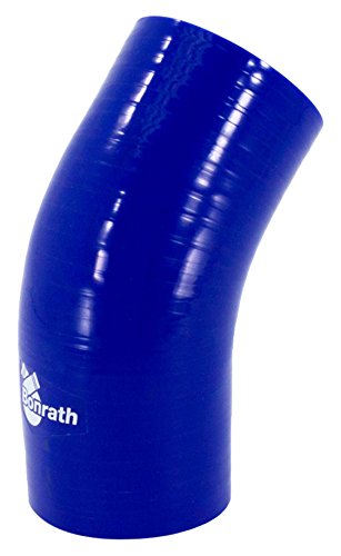 Bonrath Silikonschlauch 45 Grad Ecke - Länge:50mm - Ø51mm von Bonrath