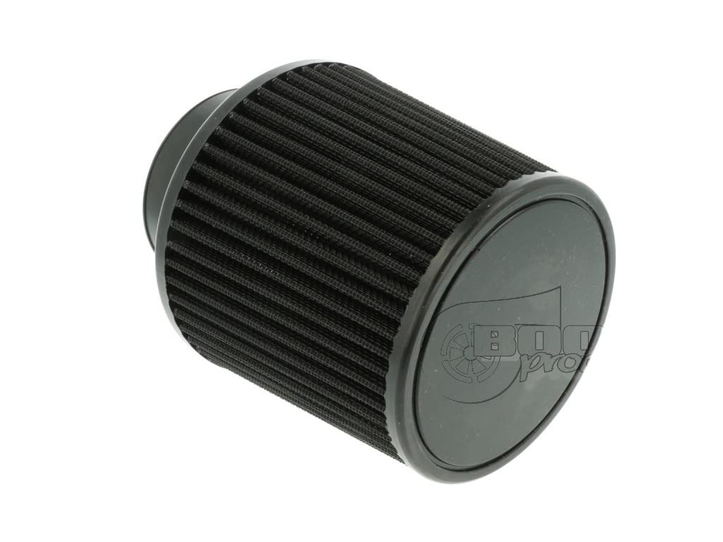 Universal Sportluftfilter 127mm Anschluss 76mm offener Luftfilter schwarz von Boost Products