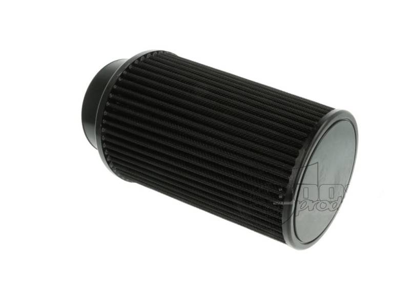 Universal Sportluftfilter 200mm Anschluss 76mm offener Luftfilter schwarz von Boost Products