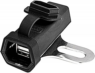 Booster 180-3024, 2-fach USB-Steckdose - Schwarz von Booster