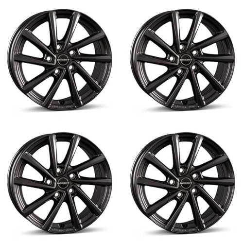 4x Borbet Felgen V 7x18 ET43 5x112 mistral anthracite glossy kompatibel mit Audi A3 Q2 S3 SQ2 TT von Borbet