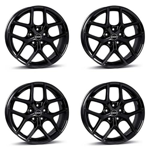 4x Borbet Felgen Y 7.5x17 ET37 5x112 black glossy kompatibel mit Skoda Karoq Scout Karoq Kodiaq Octavia Superb Superb Scout Yeti von Borbet