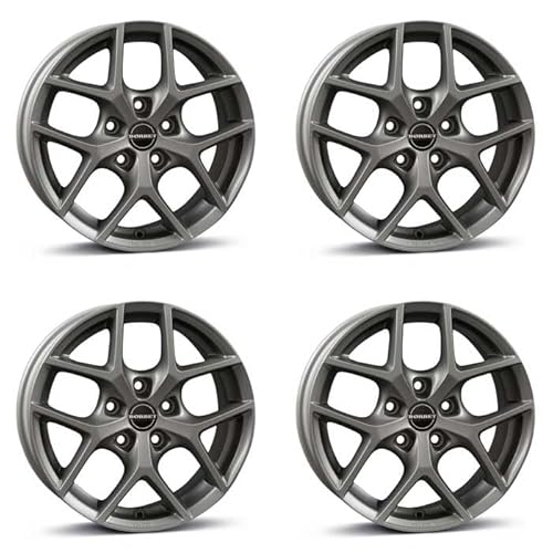 4x Borbet Felgen Y 7x17 ET40 5x100 titan matt kompatibel mit Skoda Fabia Kamiq Octavia Praktik Roomster von Borbet