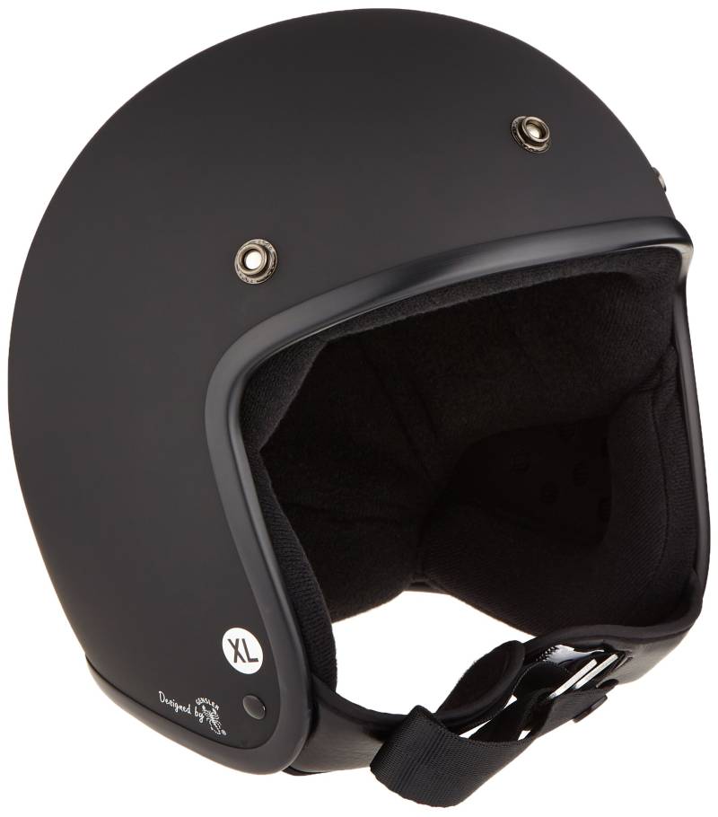 Bores Bogo 3 Jethelm Designed by Gensler, CE-EN1077 Sportprüfung Ohne ECE, Schwarz-Matt, Größe XL 58-59 cm von Bores