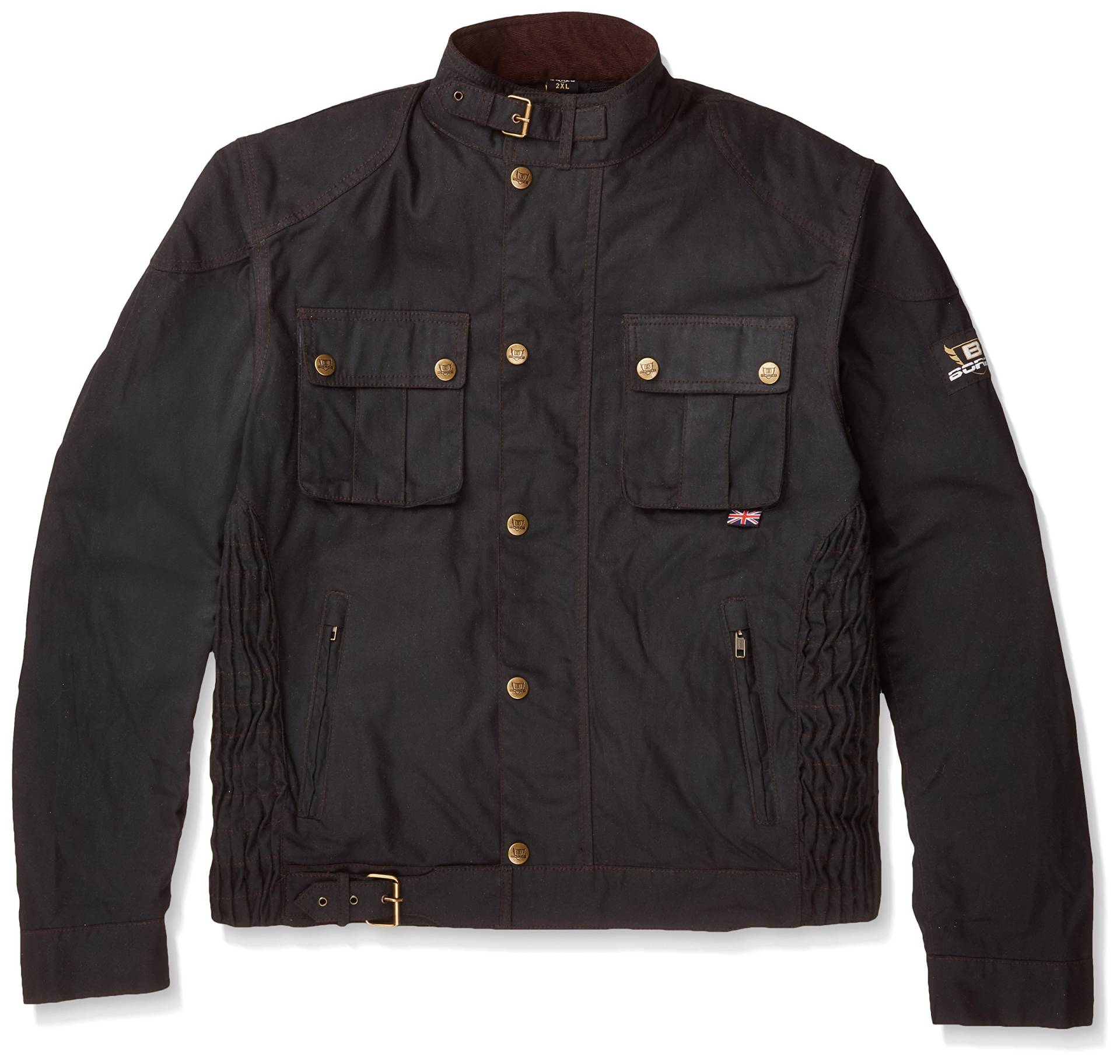 Bores Carlo Kurze Herren Wachsjacke, Schwarz, Größe 2XL Bores Carlo Kurze Herren Wachsjacke, Schwarz, Größe 2XL von Bores