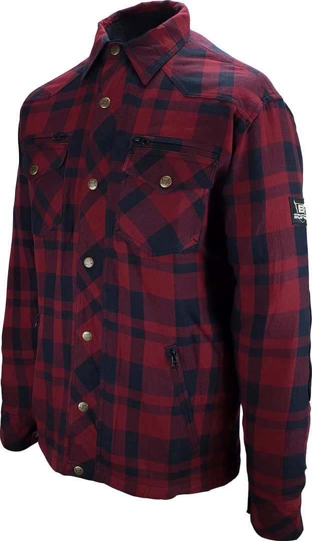 Bores Lumberjack Shirt (Red/Black,L) von Bores