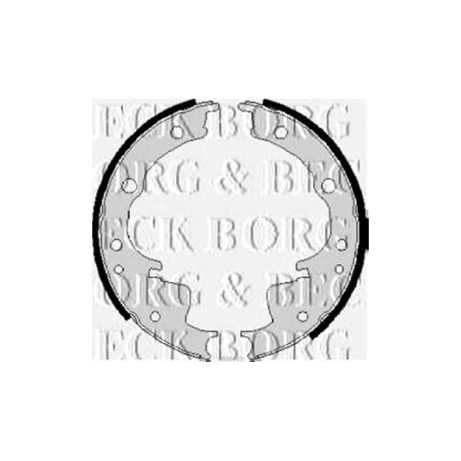 BBS6013 Borg & Beck Bremsbacken OE Qualität von Borg & Beck