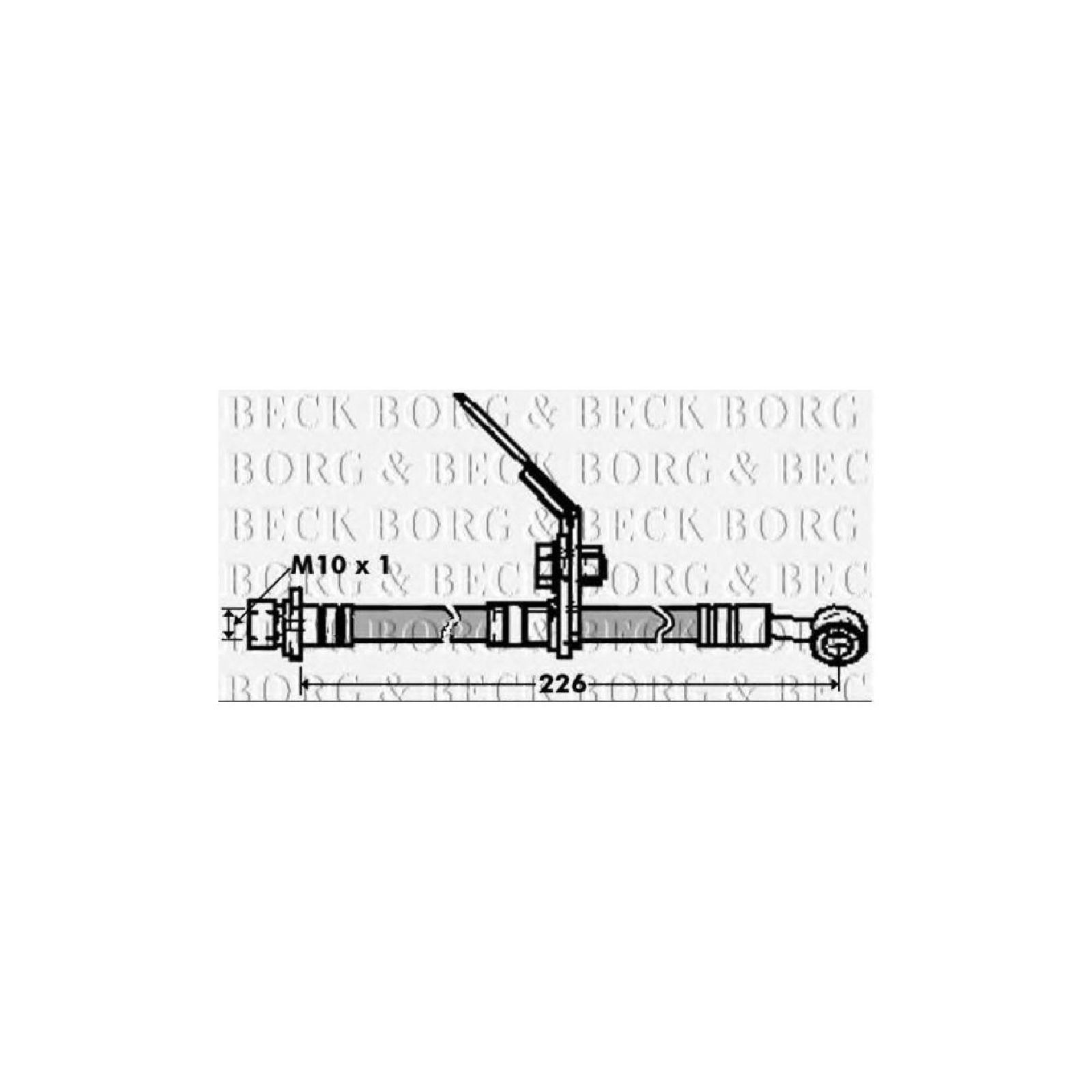 Borg & Beck BBH7433 Bremsschlauch von Borg & Beck