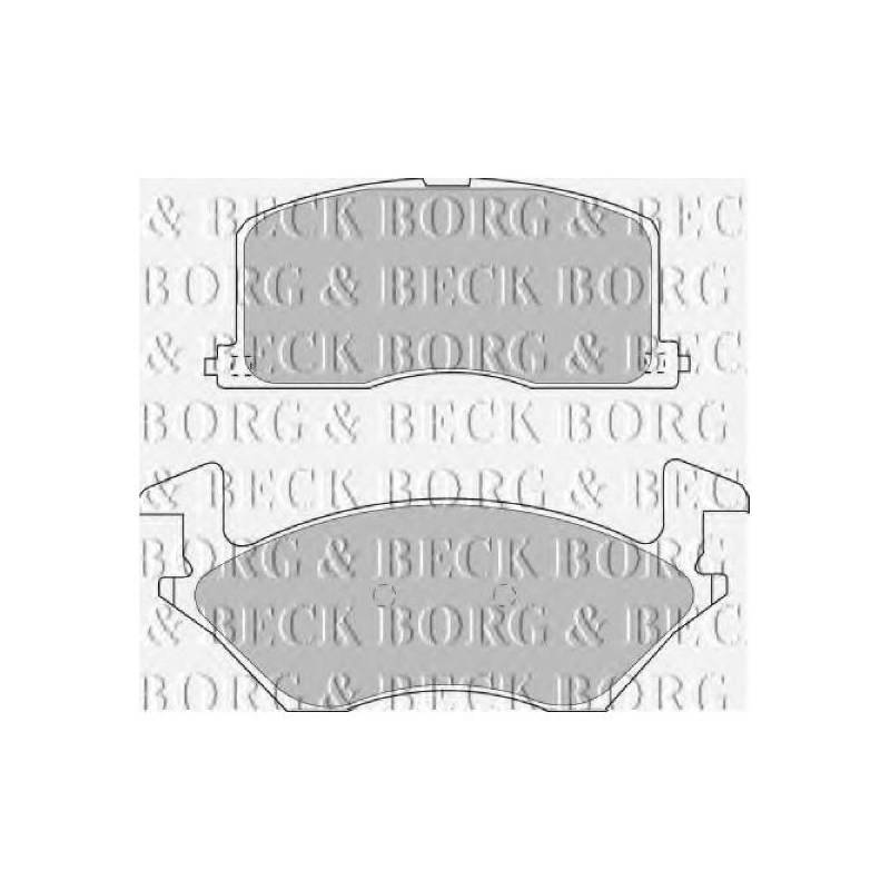 Borg & Beck BBP1234 Bremsbelagsatz - (4-teilig) von Borg & Beck