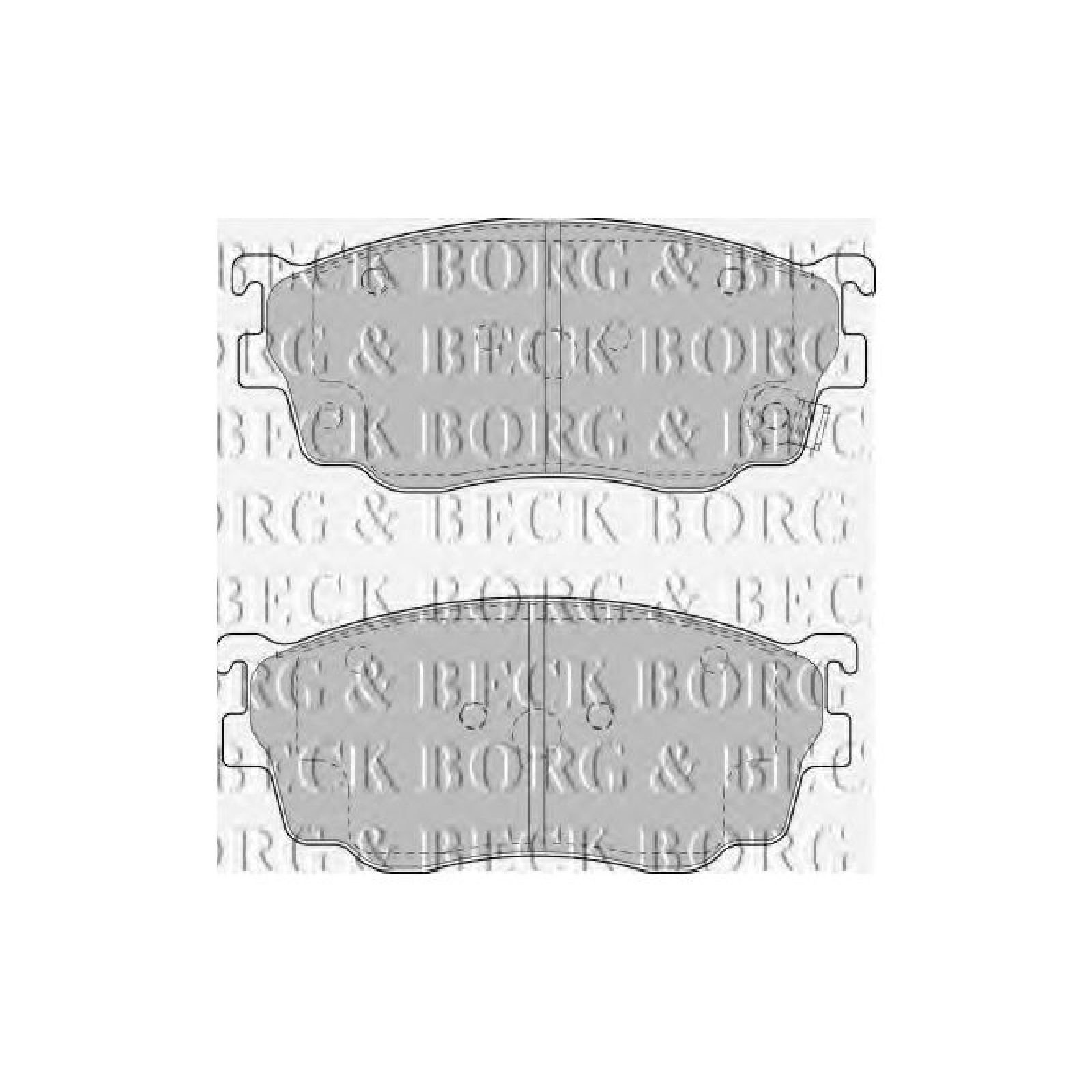 Borg & Beck BBP1404 Bremsbelagsatz - (4-teilig) von Borg & Beck