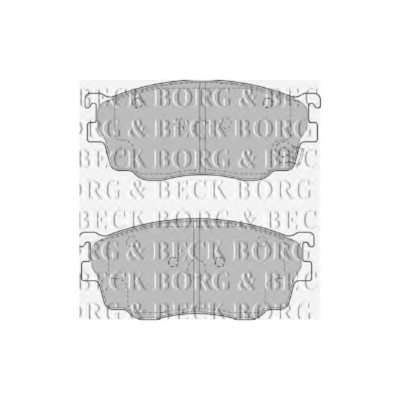 Borg & Beck BBP1404 Bremsbelagsatz - (4-teilig) von Borg & Beck