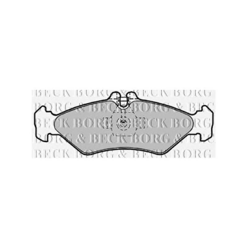 Borg & Beck BBP1491 Bremsbelagsatz - (4-teilig) von Borg & Beck