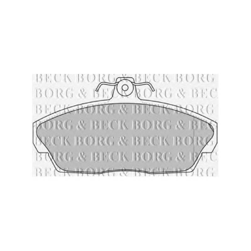 Borg & Beck BBP1662 Bremsbelagsatz - (4-teilig) von Borg & Beck