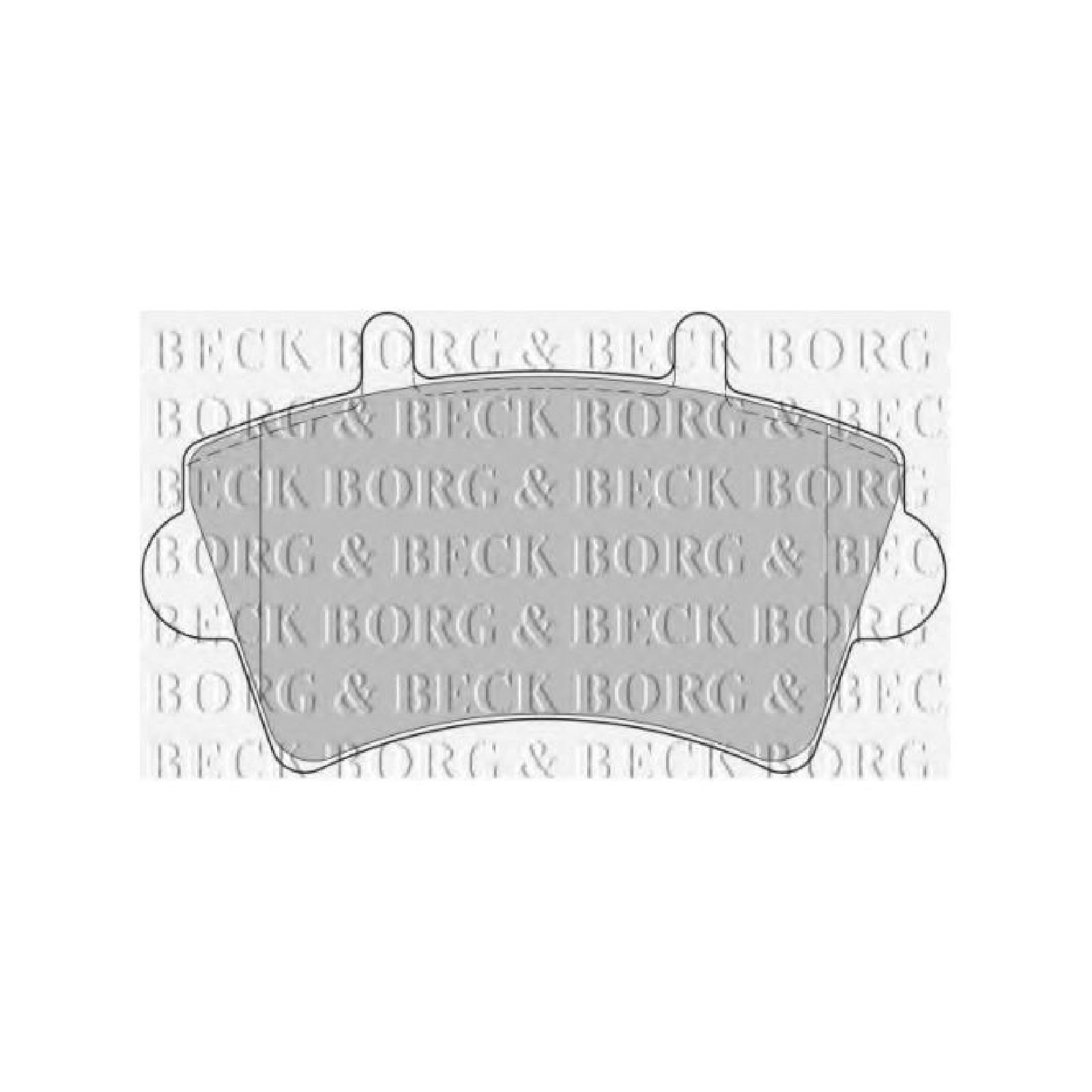 Borg & Beck BBP1746 Bremsbelagsatz - (4-teilig) von Borg & Beck