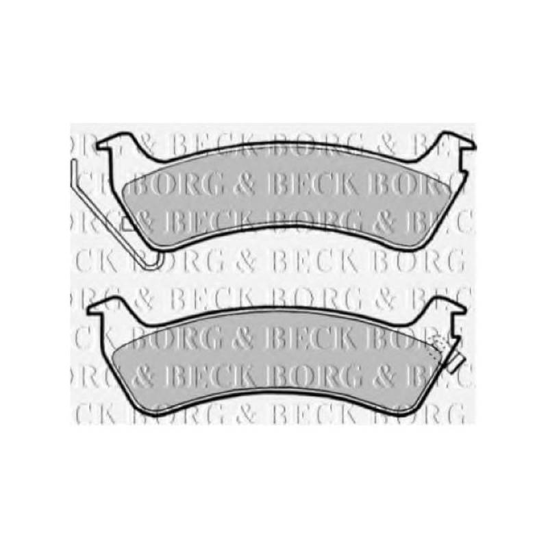 Borg & Beck BBP1809 Bremsbelagsatz - (4-teilig) von Borg & Beck