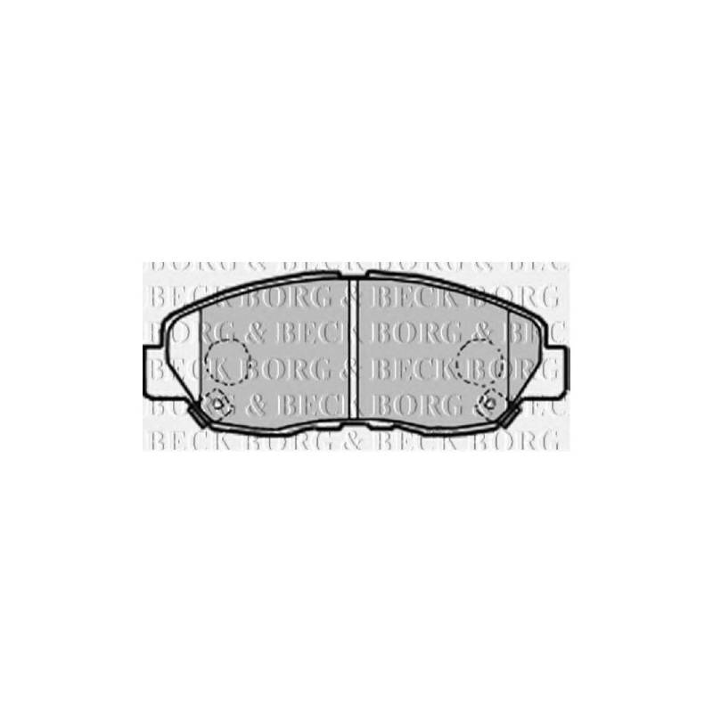 Borg & Beck BBP1961 Bremsbelagsatz - (4-teilig) von Borg & Beck