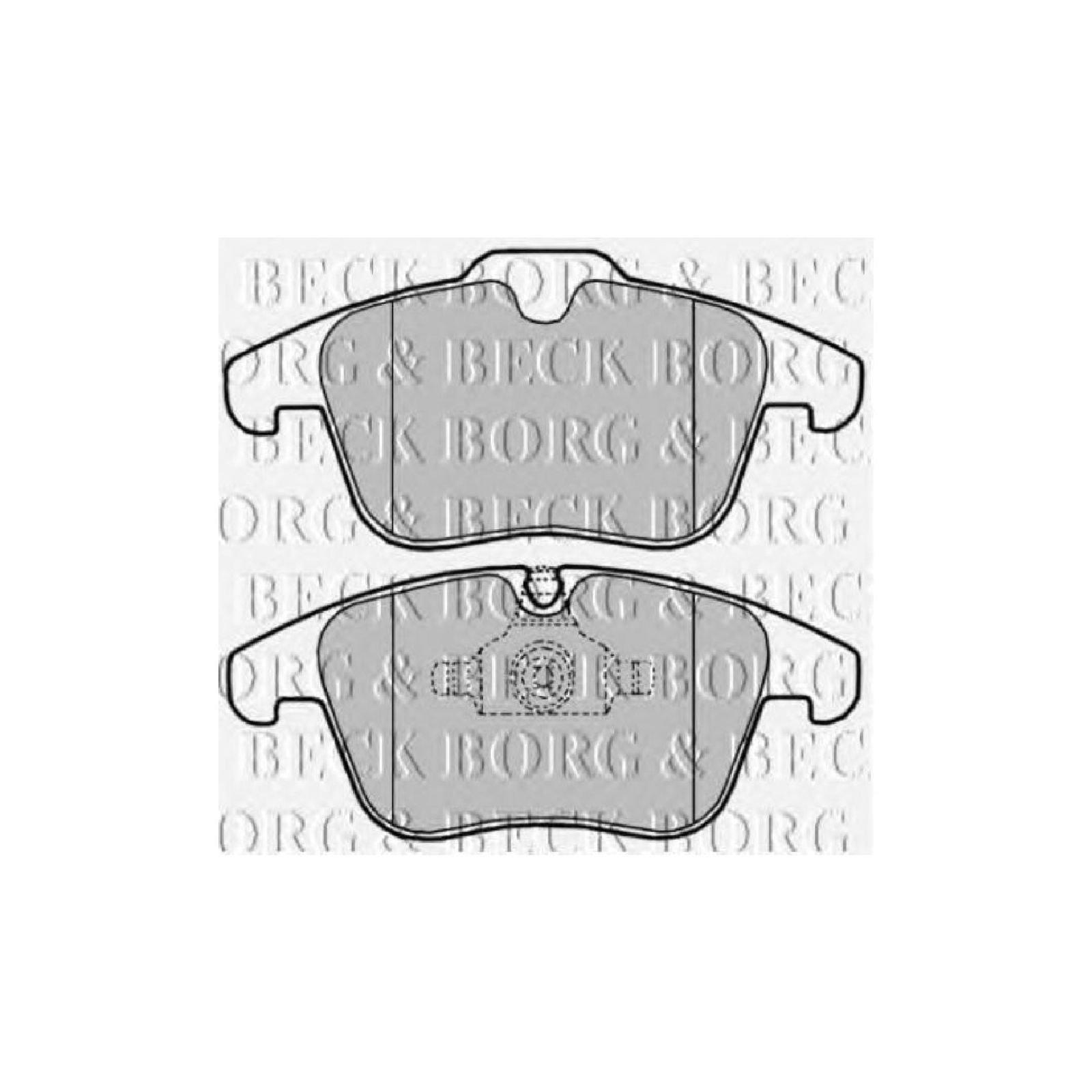 Borg & Beck BBP2022 Bremsbelagsatz - (4-teilig) von Borg & Beck
