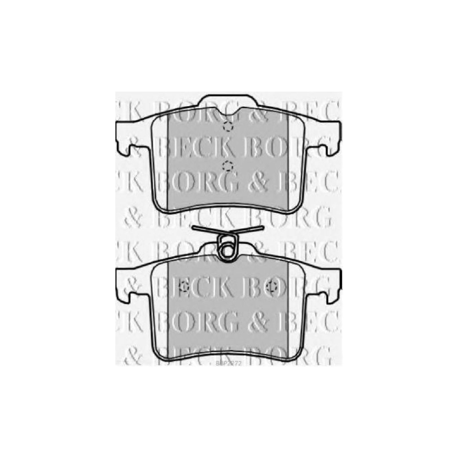 Borg & Beck BBP2270 Bremsbelagsatz - (4-teilig) von Borg & Beck