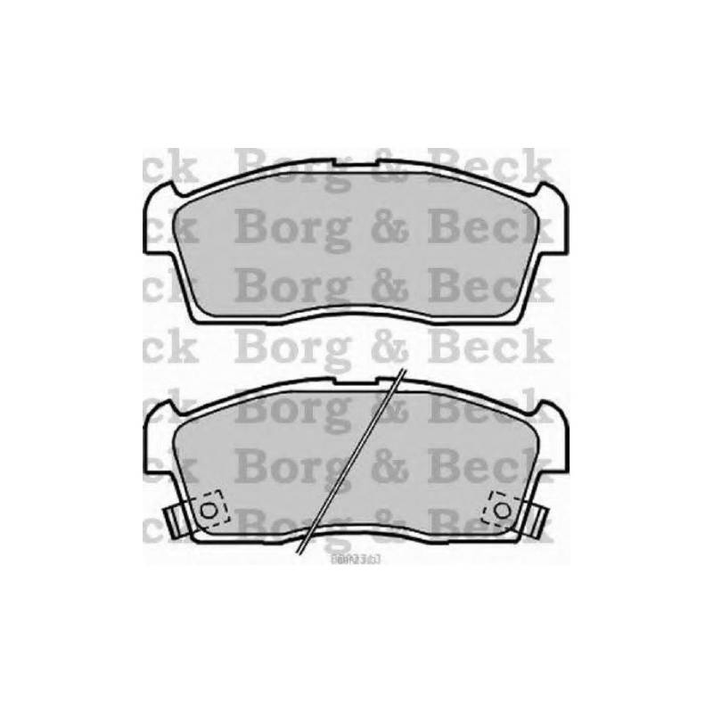 Borg & Beck BBP2311 Bremsbelagsatz - (4-teilig) von Borg & Beck