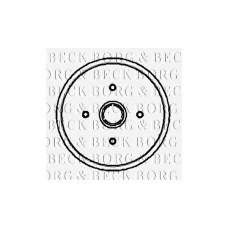 Borg & Beck BBR7001 Bremstrommel von Borg & Beck