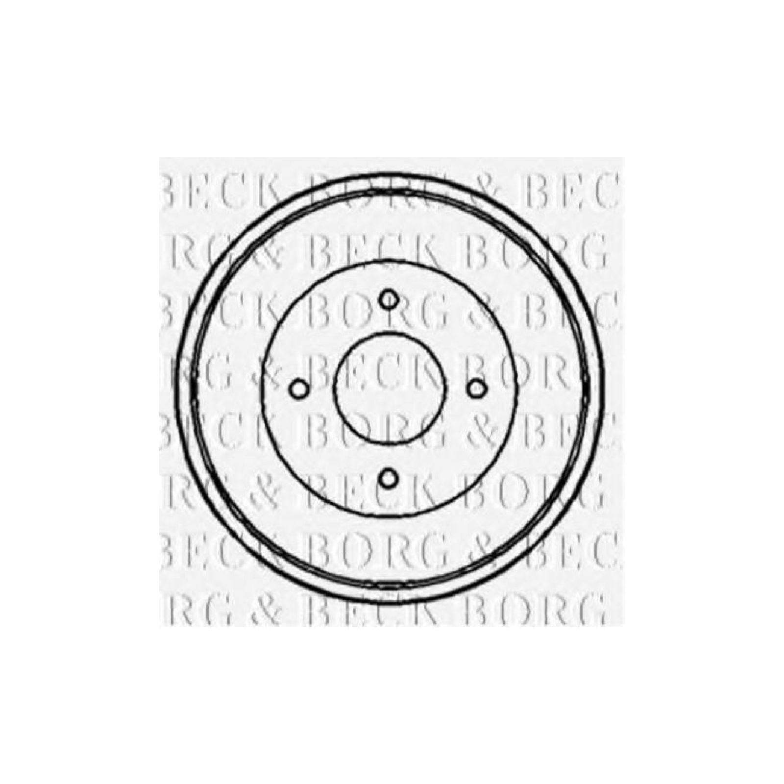 Borg & Beck BBR7082 Bremstrommel von Borg & Beck