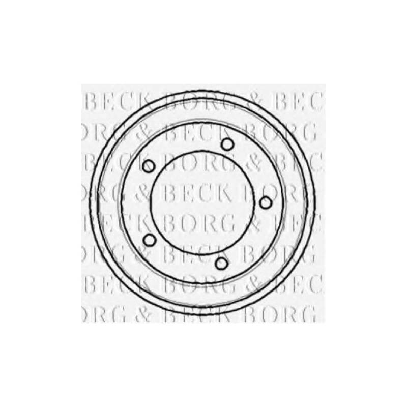 Borg & Beck BBR7083 Bremstrommel von Borg & Beck