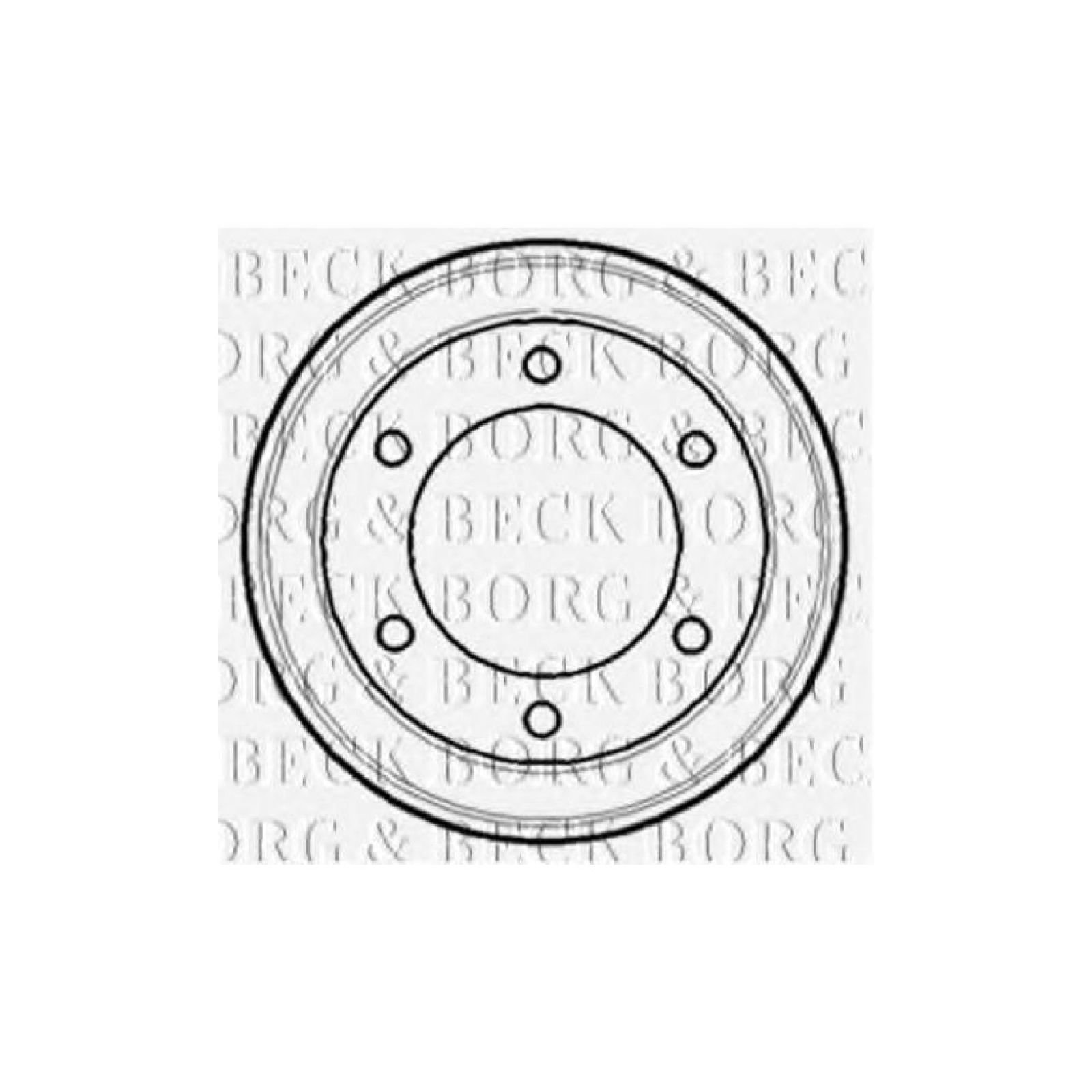 Borg & Beck BBR7084 Bremstrommel von Borg & Beck