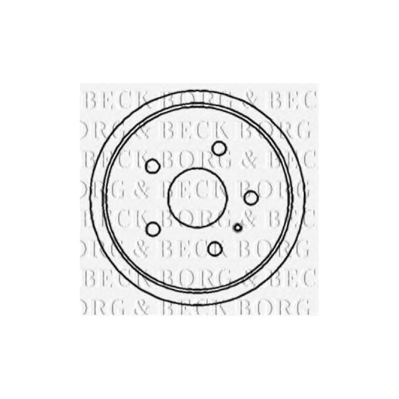 Borg & Beck BBR7159 Bremstrommel von Borg & Beck