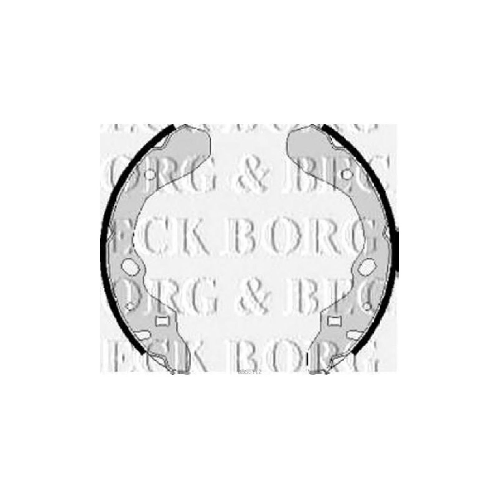 Borg & Beck BBS6112 Bremsbackensatz von Borg & Beck
