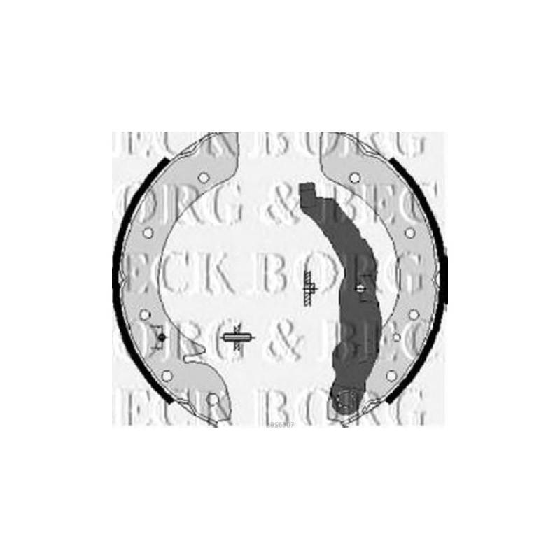 Borg & Beck BBS6207 Bremsbackensatz von Borg & Beck