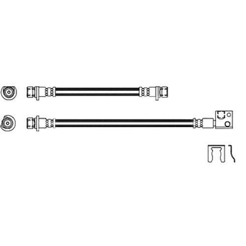 Borg & Beck bbh8200 Bremsschläuche und Zubehör von Borg & Beck